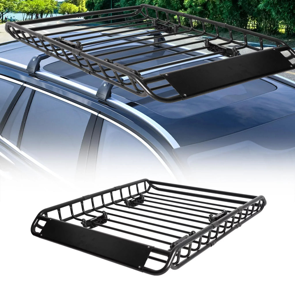 150 Basket & Heavy Truck, Rack Carrier Rooftop Duty Rack, Universal for of 36" lbs Holder, Vehicle Cargo Black x Cargo for Roof Car 45" SUV, Luggage Top