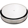 15829 Specialties Round Cleaner 14in Plain Billet atmospheric