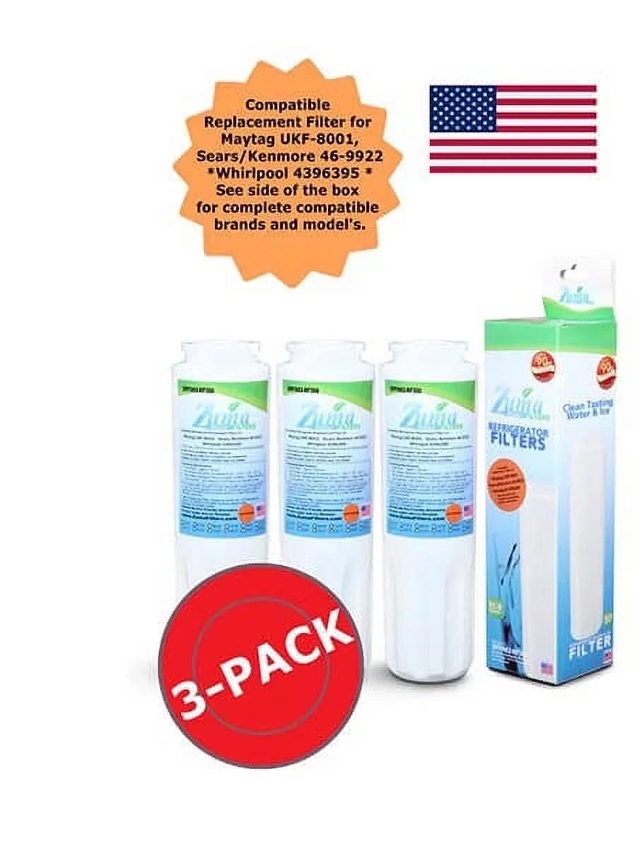, 12589203 Ice Brand - 3 # - and Maytag® U.S.A. in with , Water Compatible Made Model Filter Pack OPFM2-RF300 , ZUMA