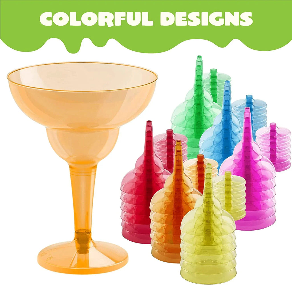 De Glasses Glasses JOYIN Mayo Pcs 48 Cinco De Theme Taco Fiesta Decorations,12 Cinco Party Party Cups Margarita Decoration Plastic Party Mayo for oz Fun,Plastic Supplies Margarita Mexican