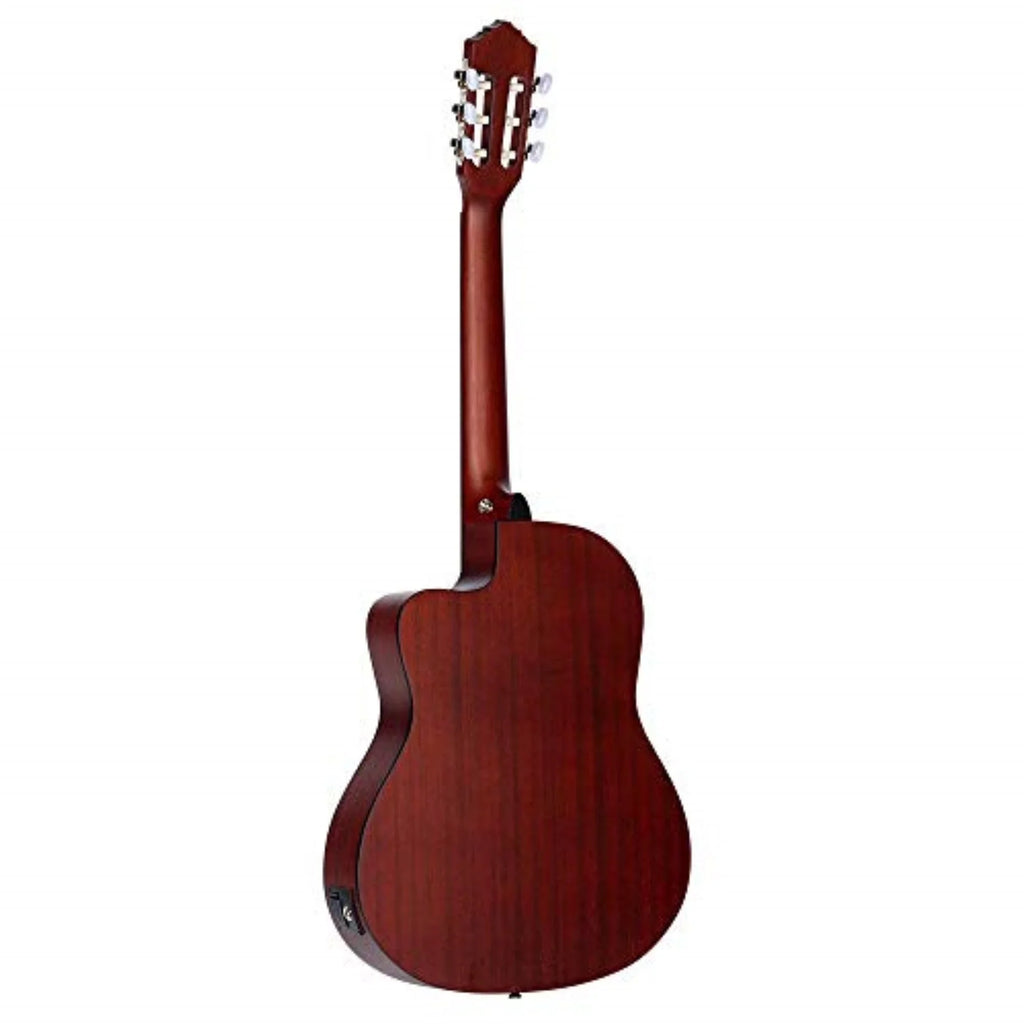 Mahogany Thinline Acoustic-Electric Series Nylon RCE125MMSN Family Guitar Ortega