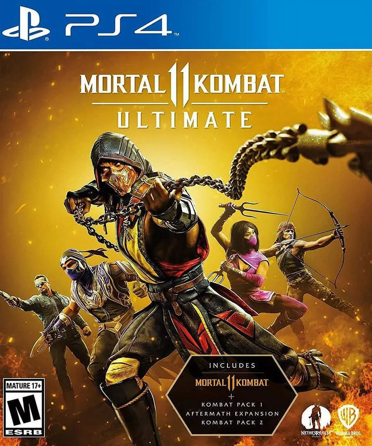 4, Restored 2021) Mortal (Sony 11 Ultimate Playstation Kombat (Refurbished)