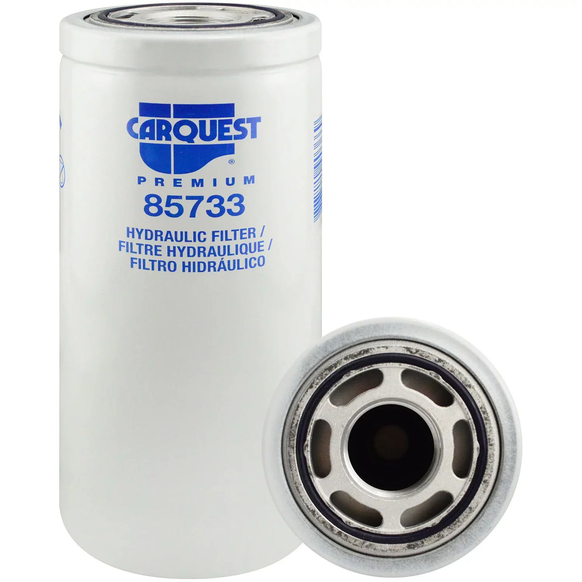 Fits: Daewoo, Champion - Carquest V.M.E., - Volvo Filter sold Hydraulic Link-Belt, Replaces: Clark, 1 each Equipment 965899, 243622, by 37104; Champion, Clark Premium HD each,