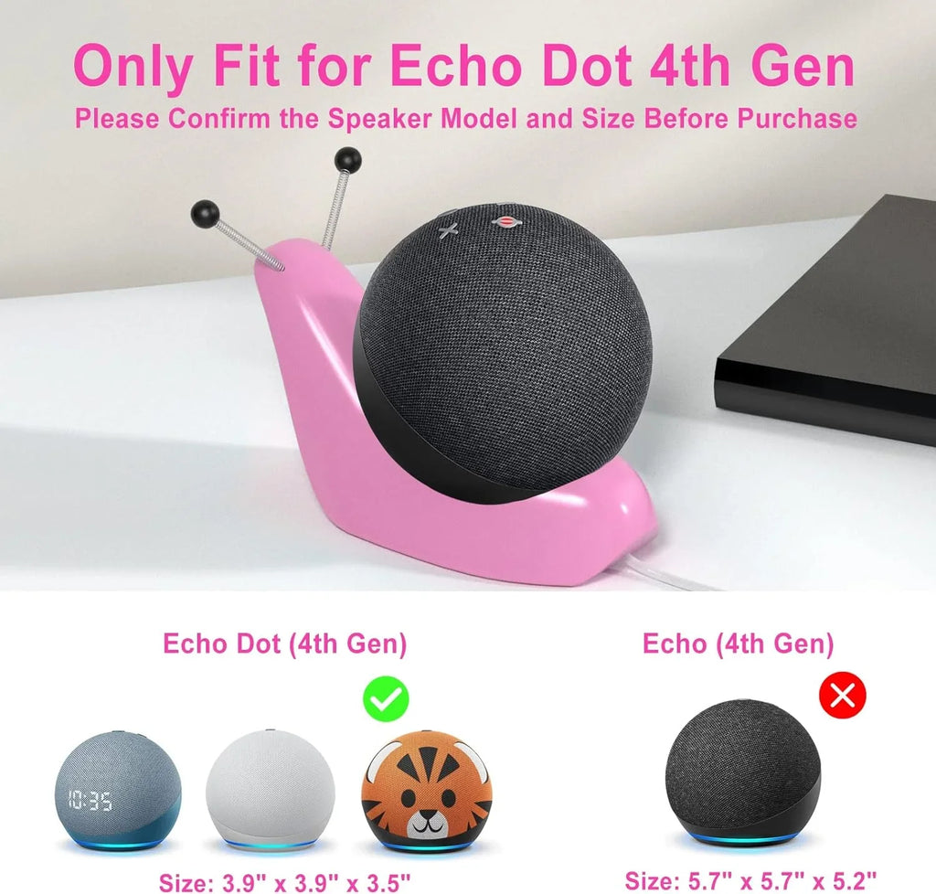 Dot for Holder Stable Desktop with Echo Echo Stand, Holder Stand Dot 4th/5th Gen Stand for 4th/5th Generation Cable