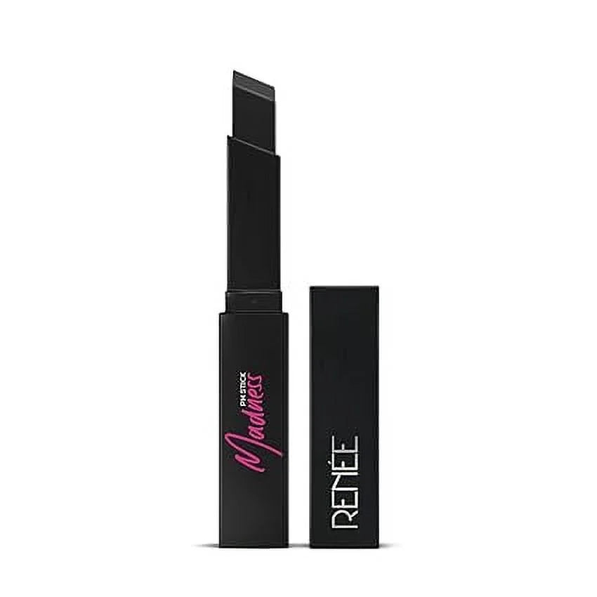& Jojoba RENEE Vitamin Long E 3gm Nourishment, Oil Pink Lipstick Glossy of Payoff Ph With Paraben (Pack Madness Free Lasting Vegan Enriched Lipstick & With Black 2) - -