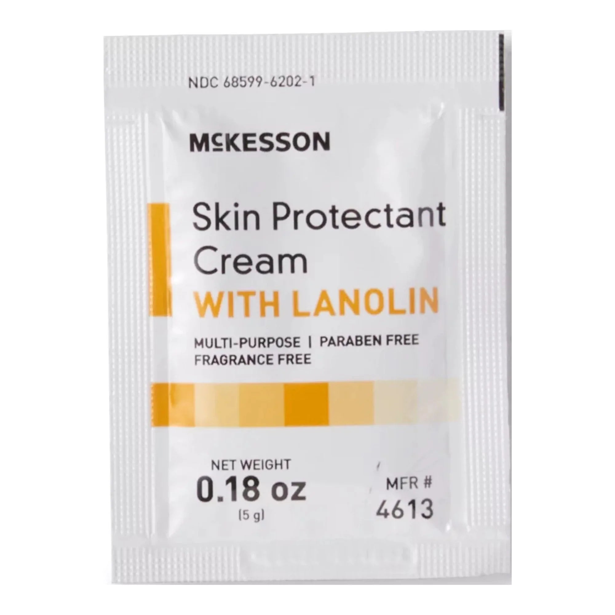 36 Unscented Gram Lanolin Individual 5 Cream, Packet Skin PACKS Mckesson Protectant with