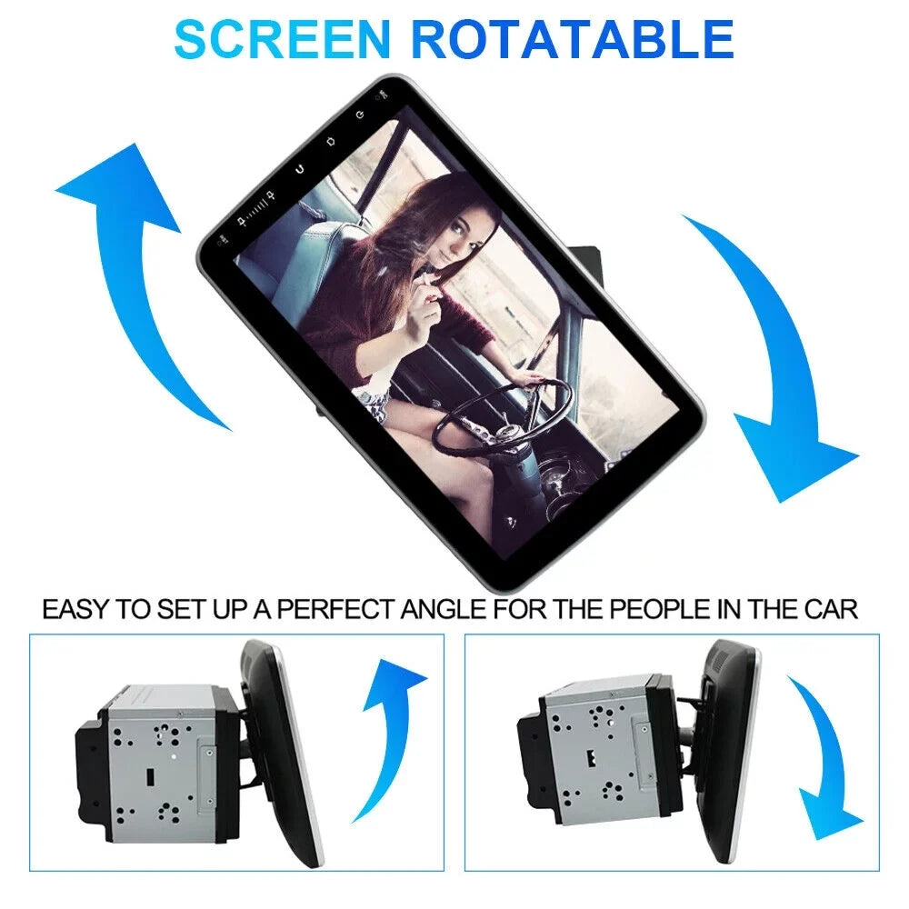 Touch GPS Wifi Paddsun 10 9.1 Inch Din Android On-Board Screen Dual Player Navigation