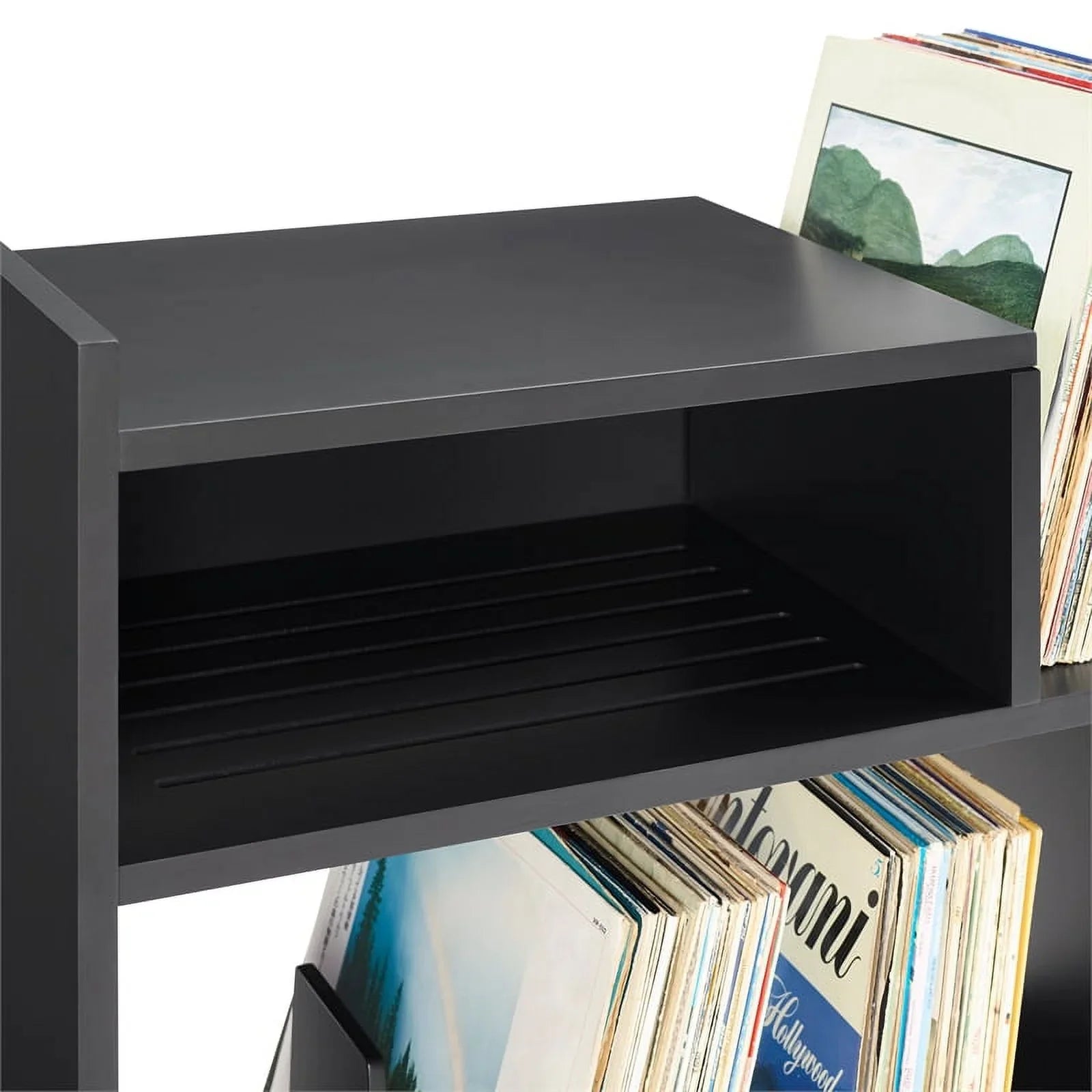 Furniture Entertainment Record Media Tv Stand and Vinyl Portland Crosley Center, Console Storage