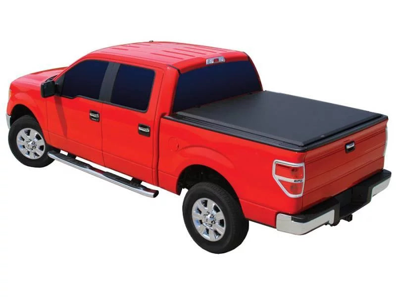 Toyota Tundra Without 8' 2007-2021 35229 Fits Deck Access Roll-Up Cover Tonneau Bed Box Rail LiteRider