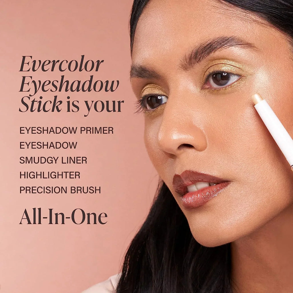 Crease-proof Smudge-proof, Gold Transfer-proof, Stick Shimmer Eyeshadow, Beauty Mally Extra, Evercolor Precious Shadow