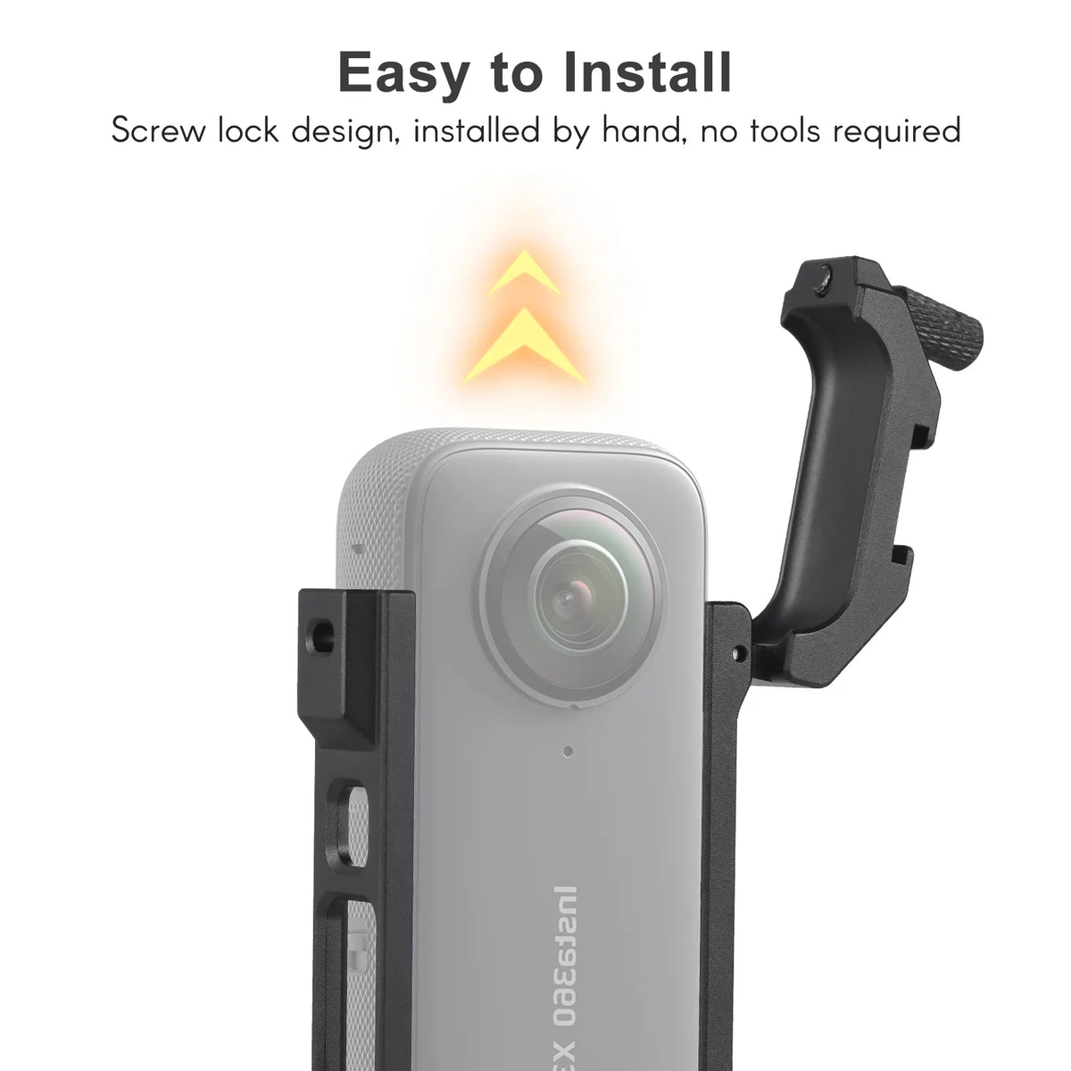 Alloy Accessories, Aluminum Suitable Vlog Andoer Cage Frame, Metal Shoe - Cold Insta360 Dual X3 Features Panoramic for Camera Video Mounts, Protective