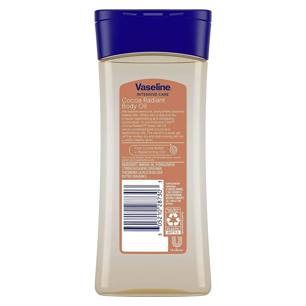 Vaseline 6.8 oz, 3 Care Pack Intensive Butter Body Conditioning Deep - Cocoa Lotion,