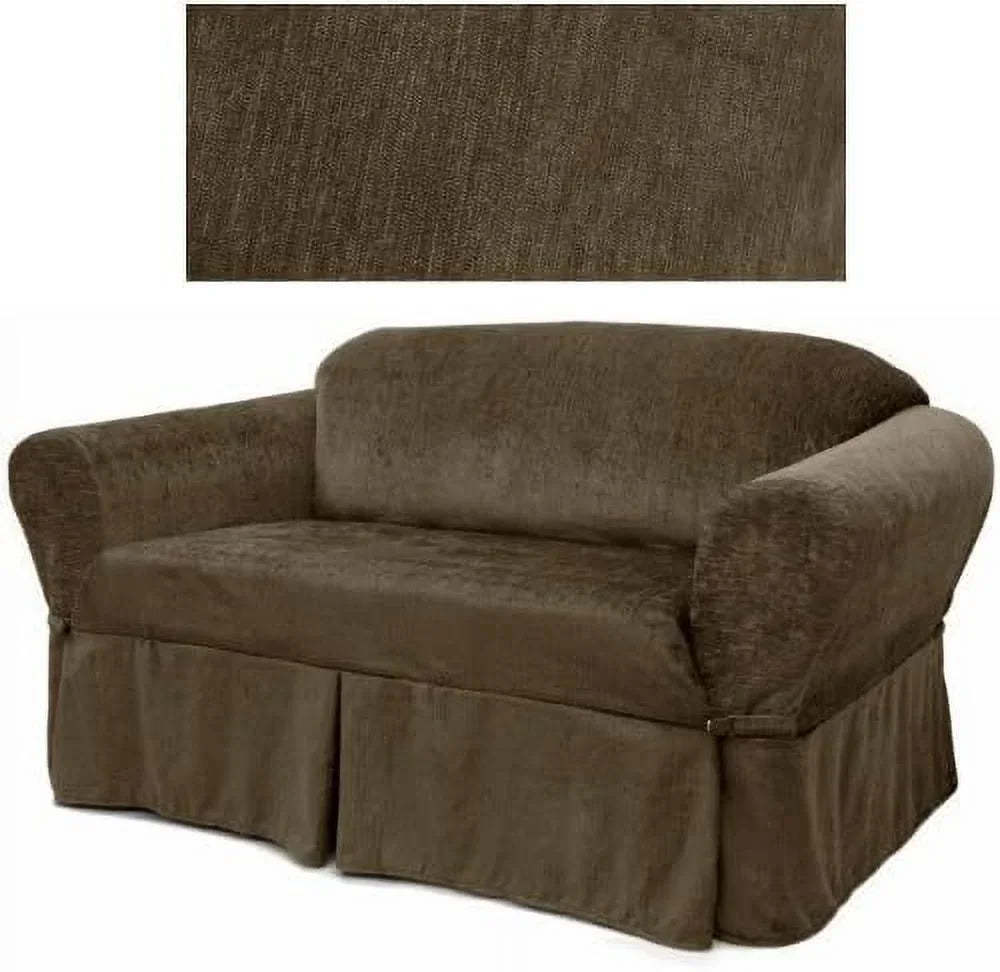 230 Dark Furniture Sofa Slipcover Chocolate