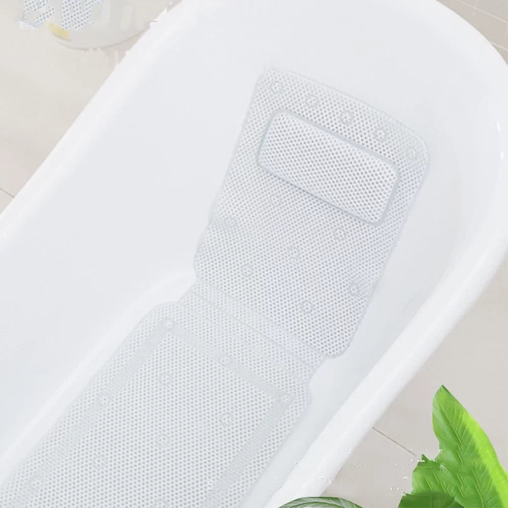 Mat Non-Slip Gemdeck Pillow Body Spa Cushion, Bathtub Bath Pillow Full Bath inch 49×14
