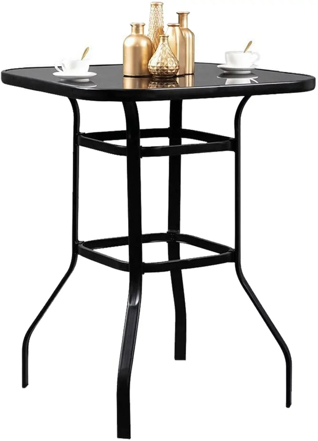 Bar For Use With Solid Aesthetic Design Scarlett Table Glass Indoor