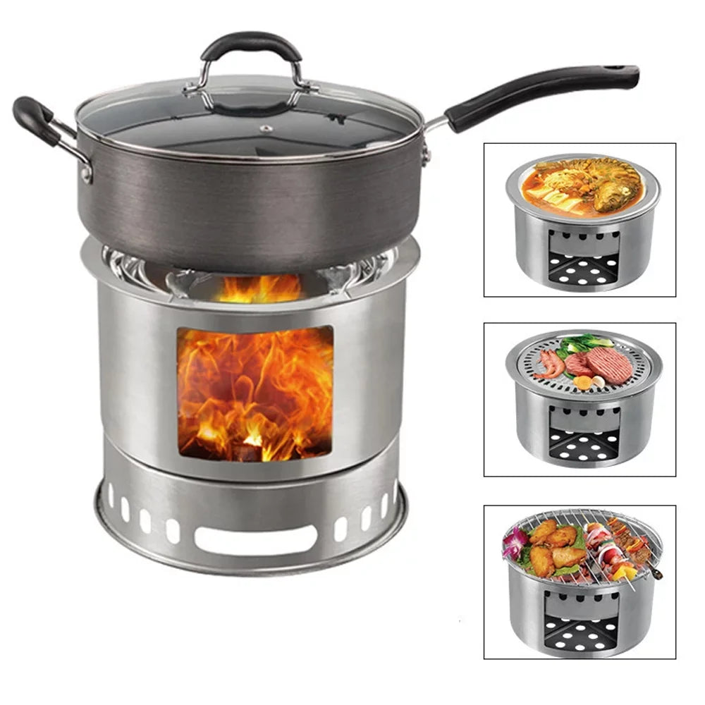 Equipment for Stove and - In Camping Cooking Camping Wood Picnic Activities Stove Multi-functional Versatile movable 1 Nebublu 4 Backpacking for Reliable