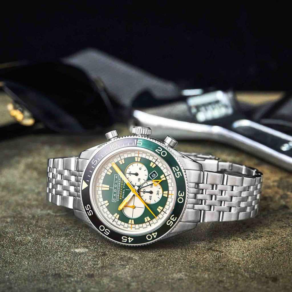 SS Chronograph Green Cadola Racing Ahrens