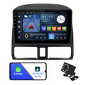 Backup Car Wheel Radio Wireless Android Inch Auto/GPS/Bluetooth/FM/AUX-in/Steering 9 Din TouchScreen 10 Honda with Camera CR-V Stereo 2002-2006 Double Carplay/Android for Built-in Control