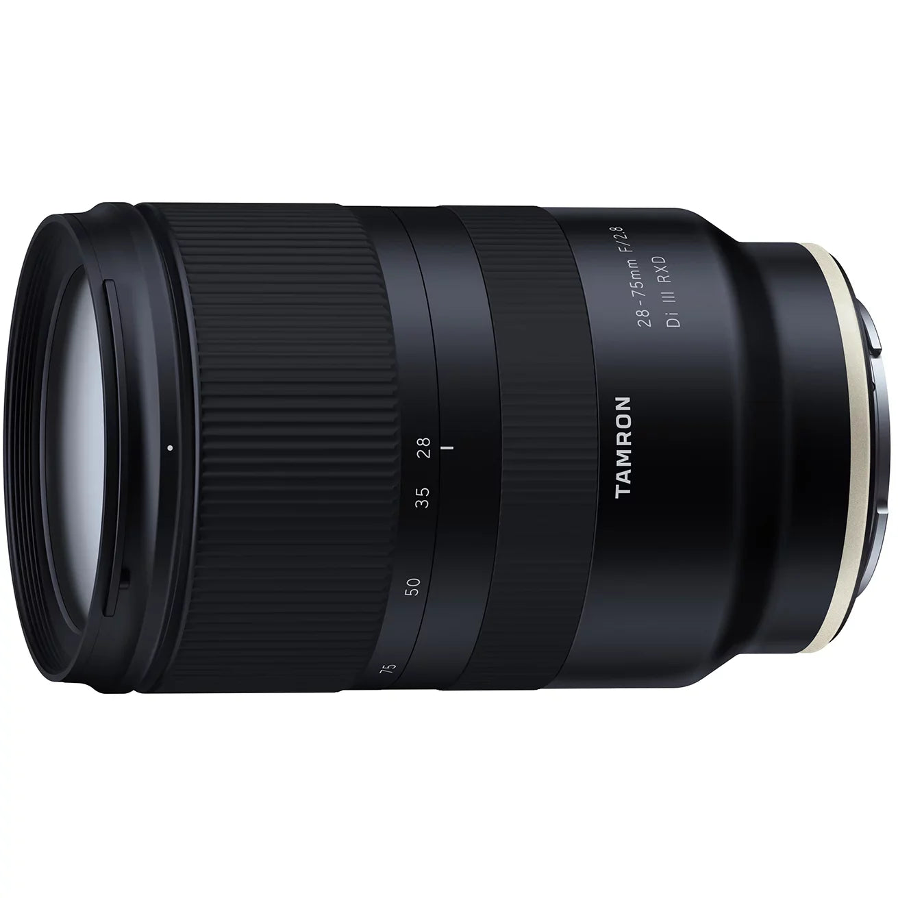 AF FLUORINE-COATED III f/2.8 FORMAT, CONSTRUCTION RXD MAX CONSTANT Di f/2.8 E-MOUNT/FULL-FRAME APERURE, FRONT STEPPING RXD F/SONY, ELEMENT, TAMRON MOTOR, MOISTURE-RESISTANT 28-75mm