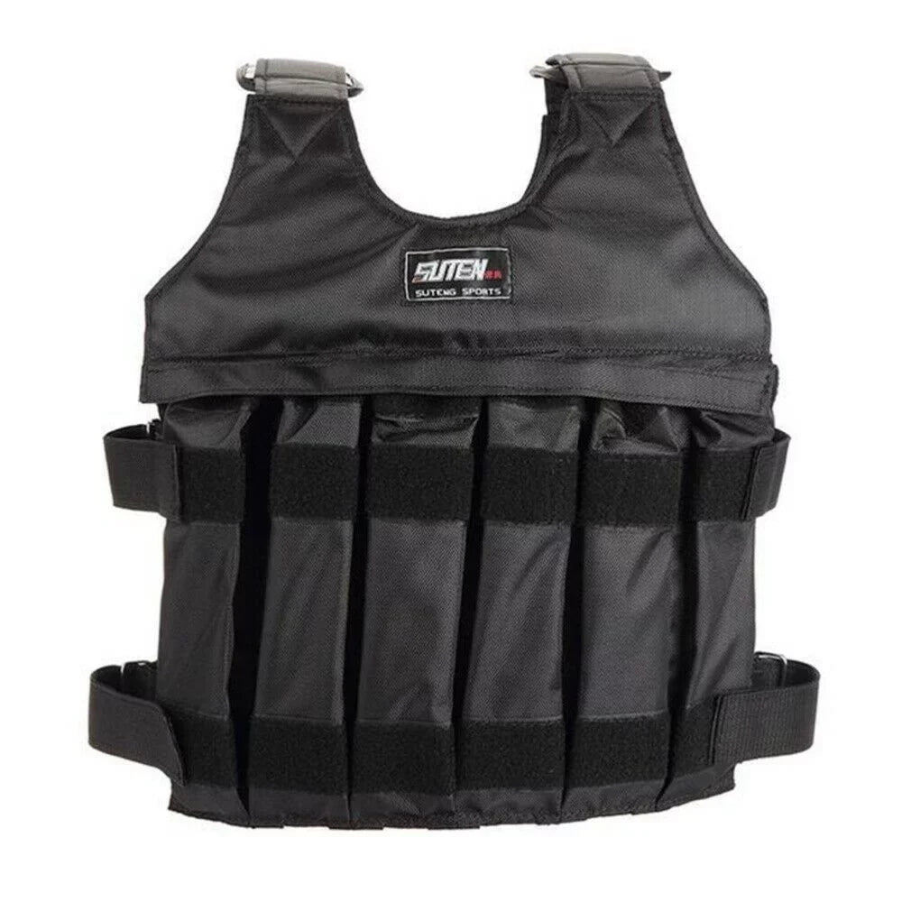 Vest Weight Vest Adjustable 44lbs-110lbs Training 110LBS(50KG) Weighted Gym Adjustable Running Workout Fitness Weight