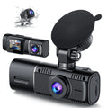 Detection Cam Camera Accident Camera Way Vision Rear 1080P Parking Lock Dash Car Motion Triple Night with Channel IR Three Inside Dash Front and Monitor TOGUARD 3