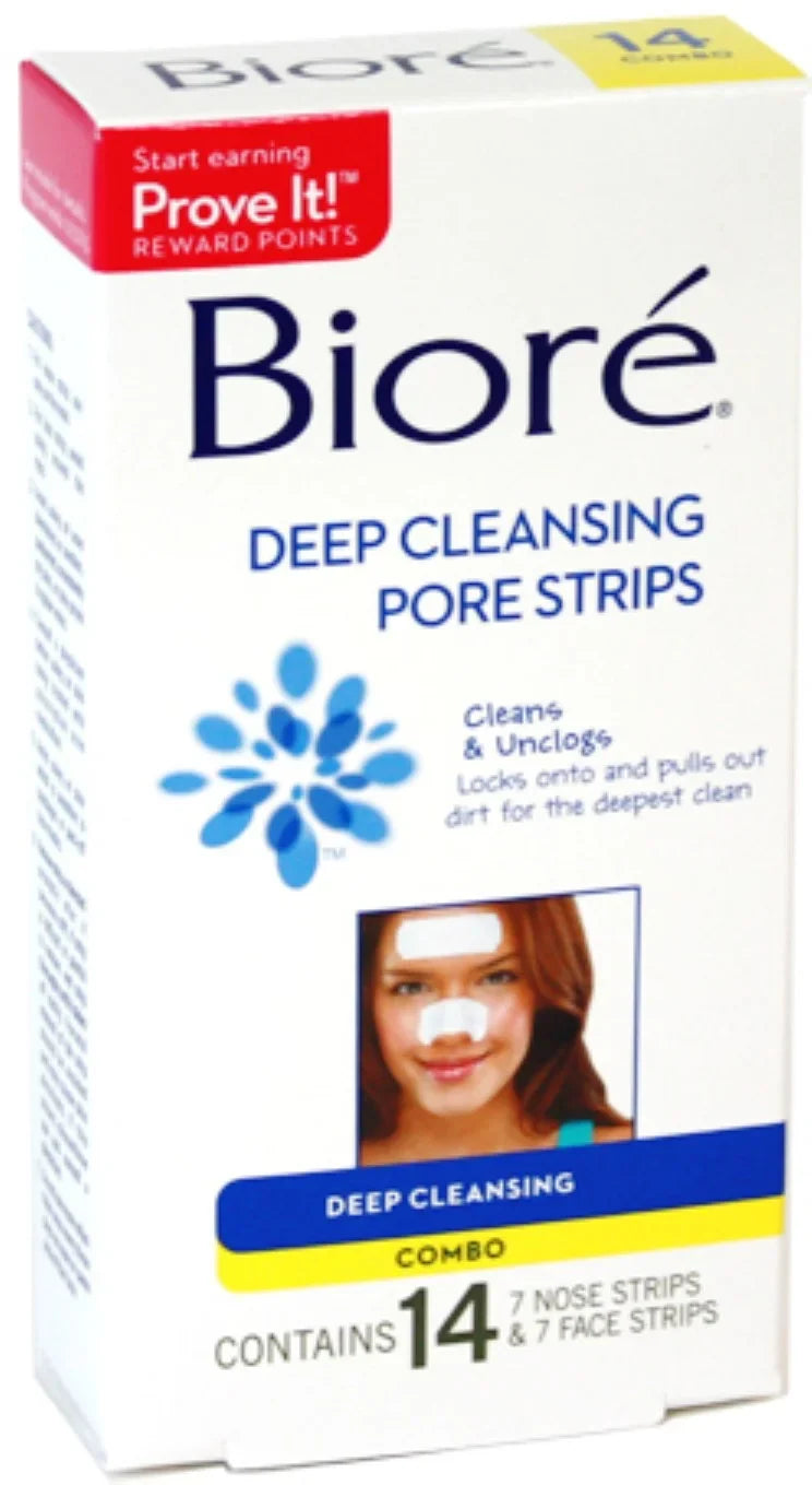 of Deep Each Pack 14 Strips Cleansing (Pack Biore 4) Pore Face/Nose Combo