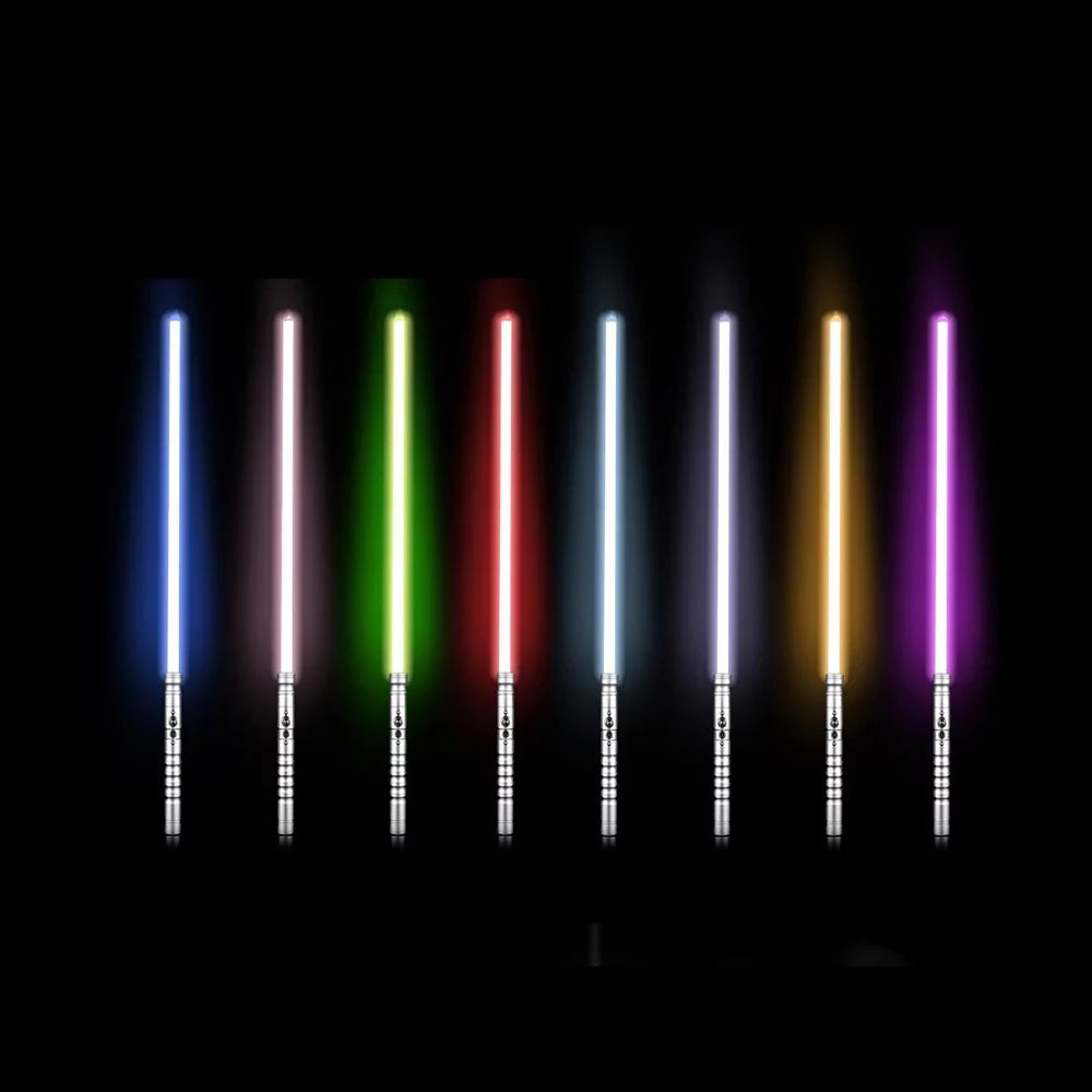 Kids Colors Lightsaber Sound 7 Hilt KBASE for RGB Metal Toy Change Gift with Fonts