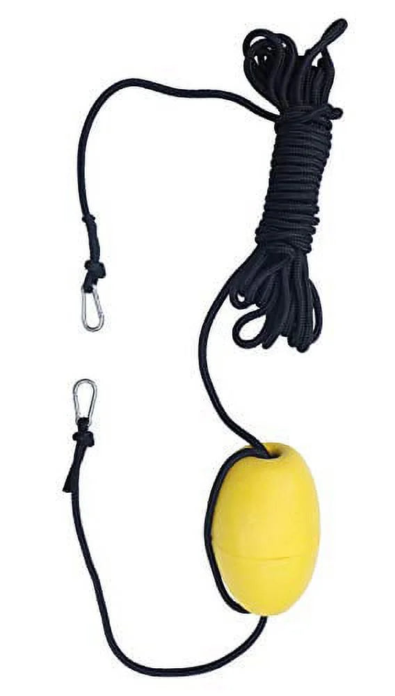 24 Line with Buoy Boat/Yacht/Jet Sea Orange System STAR Leash Anchor 32 Kayak ft Boat Brake Sock Drogue Ball Sea Float Inch Tow for Marine METER Boat/Sail Rope Drift Ski/self-inflating/Power