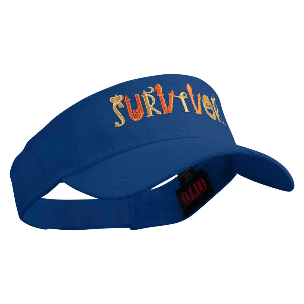 Spooky Sun Royal Survivor - Cotton Visor Embroidered Twill OSFM