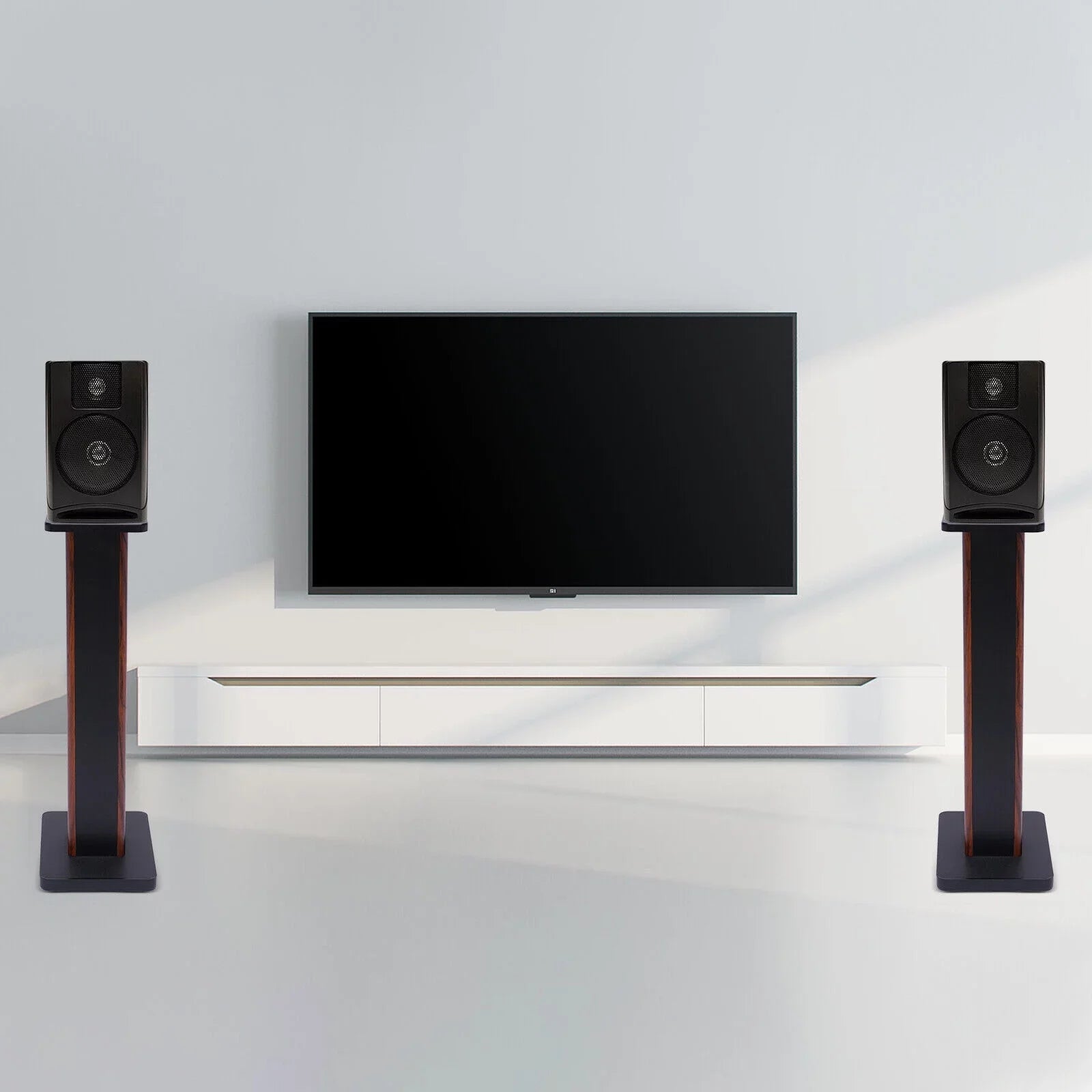 Theater Studio Stands Holder 2x28" Speaker Monitor Speaker Stand Multimedia Home