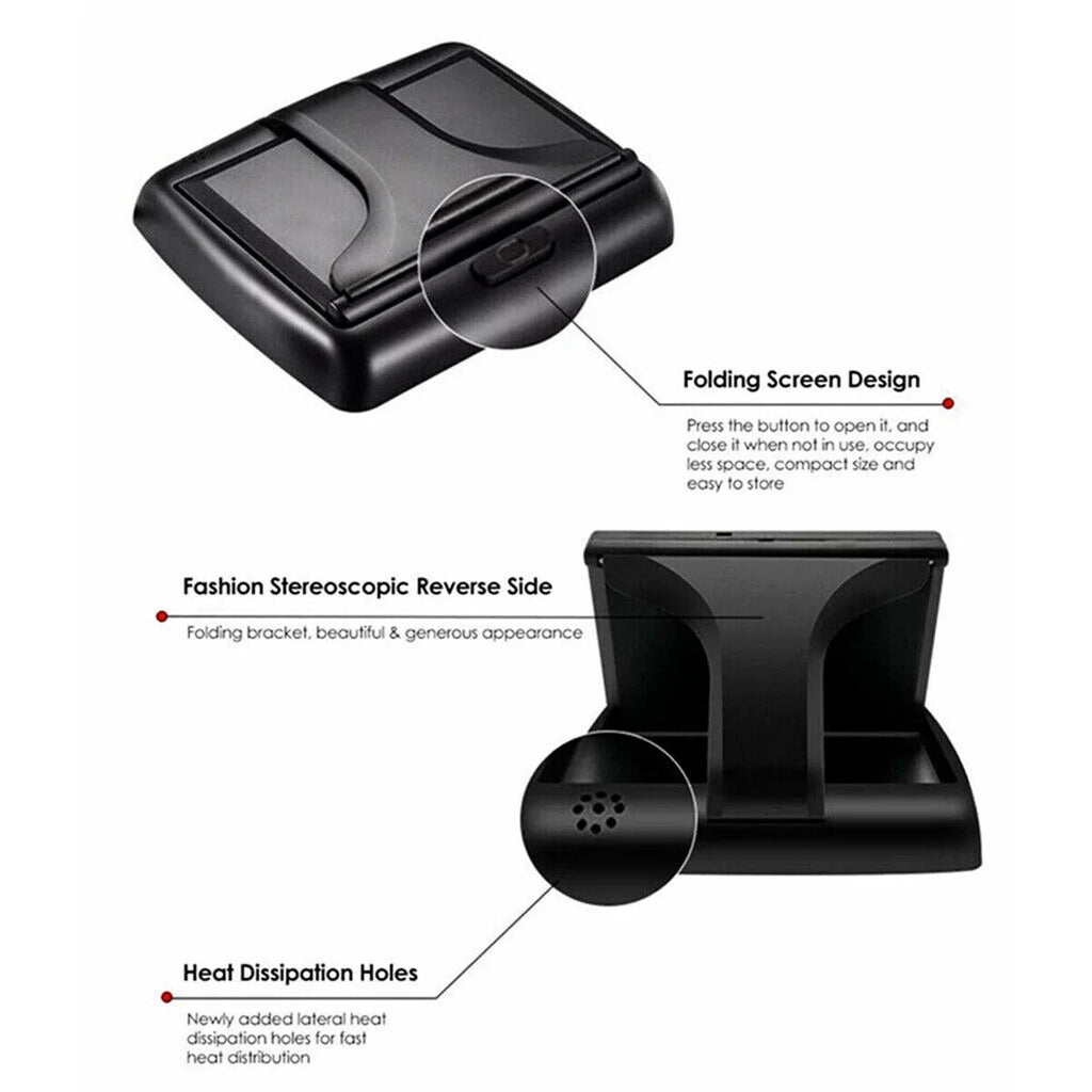 Display Backup Monitor View LED 5in Foldable Night LCD Car Rear Camera