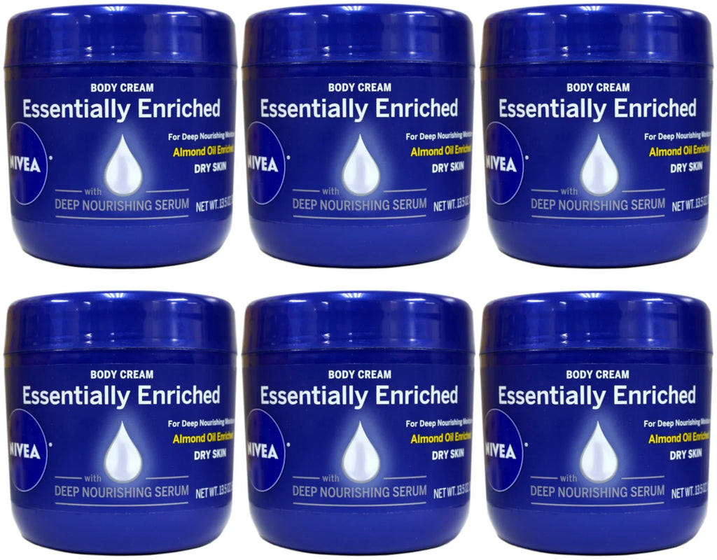 Cream Serum Deep 6 of 13.5 Almond Nourishing Oil Essentially Pack Body NIVEA oz Enriched