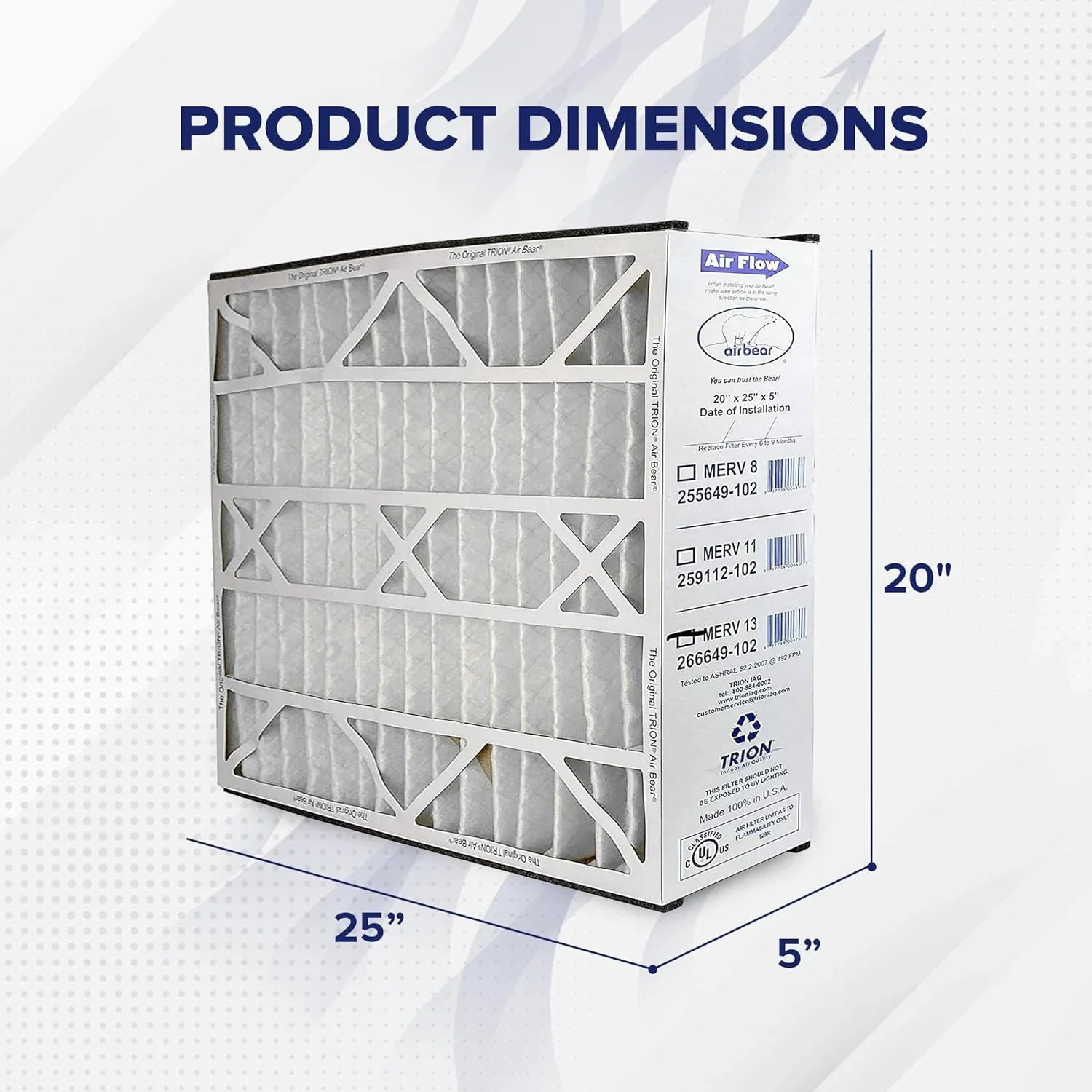 Pack Purifier Cleaner Replacement for Purification Trion Filter atmospheric atmospheric