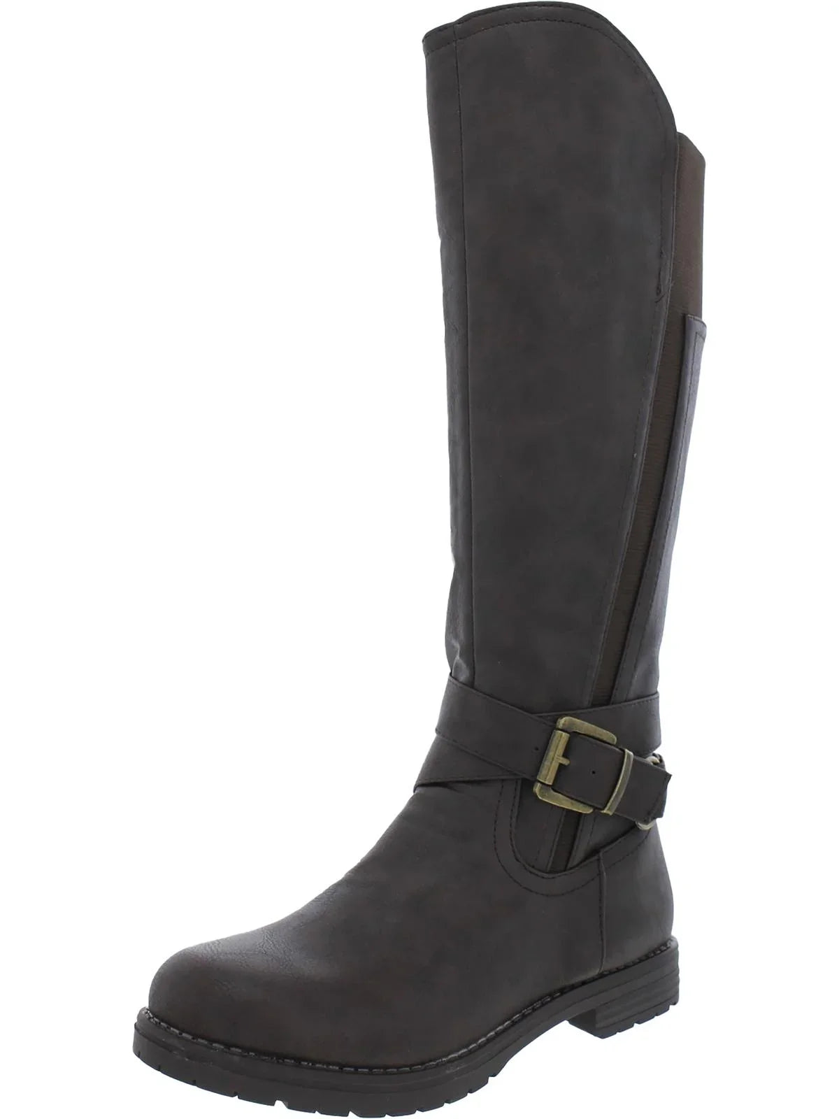 Leather Shoes G.C. Tall Knee-High Womens Faux Boots