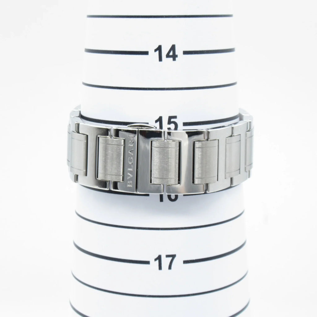 Steel White Wrist Wrist (Good) Watch BB41S Watch Mechanical Bvlgari Watch BB41S Automatic Stainless Pre-Owned BVLGARI Bvlgari