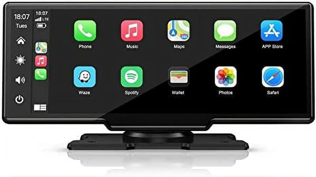 Touchscreen,Supports Front Camera, Bluetooth Stereo, Auto Backup Cam, Hands-Free Most 9.3" Dash Wireless Android Cars & IPS Carplay transportable Calling, HD Polarlander Car