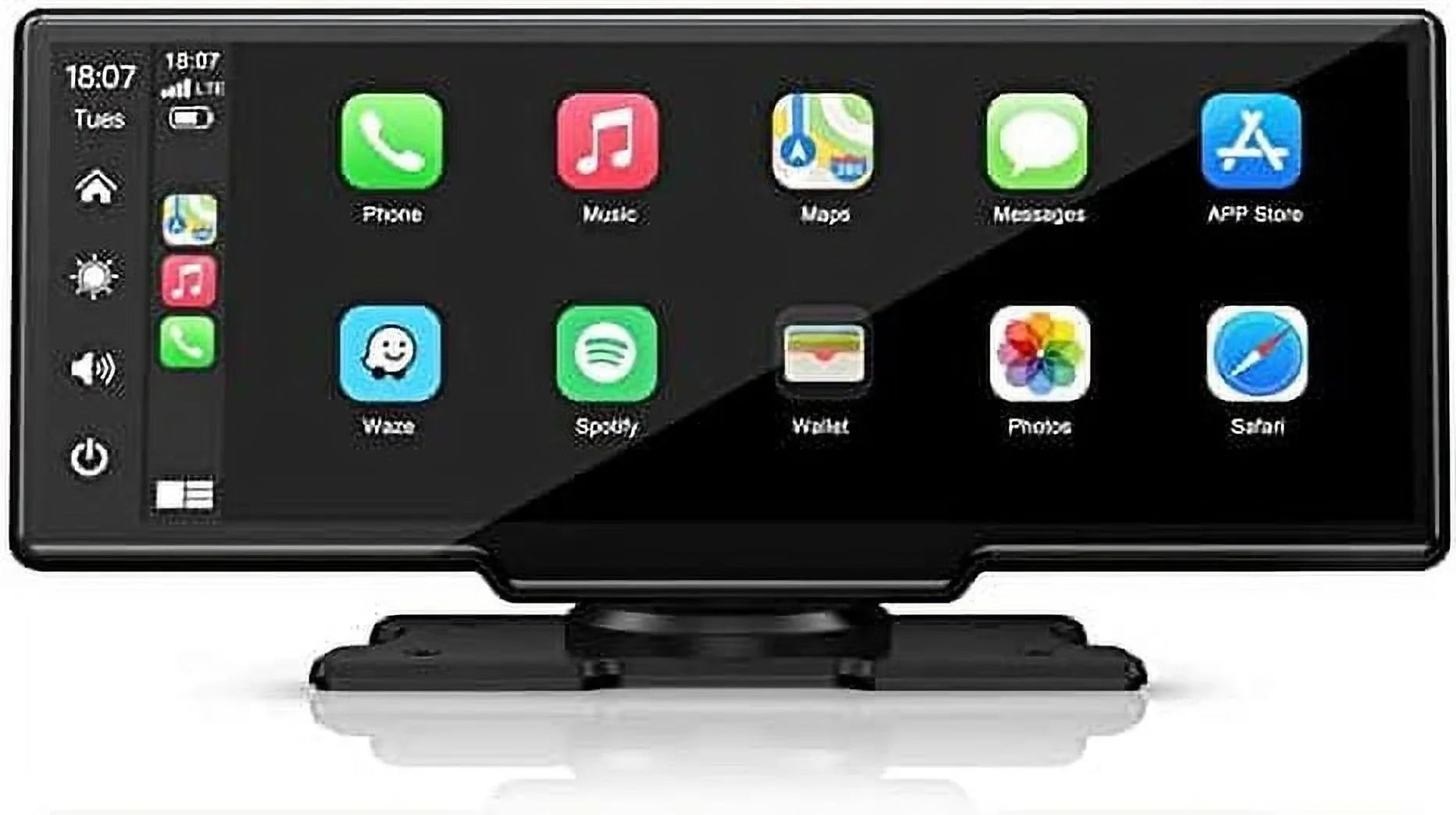 Touchscreen,Supports Front Camera, Bluetooth Stereo, Auto Backup Cam, Hands-Free Most 9.3" Dash Wireless Android Cars & IPS Carplay transportable Calling, HD Polarlander Car