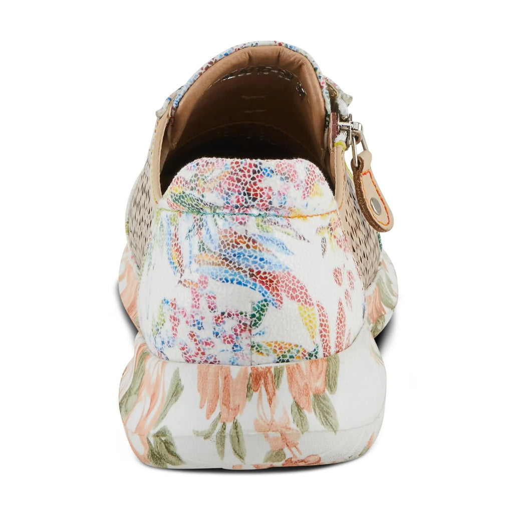 Lace-Up Flowers Women's Sneaker Fashion with 38/7.5-8 Beige L'Artiste Multi EU Jazzie
