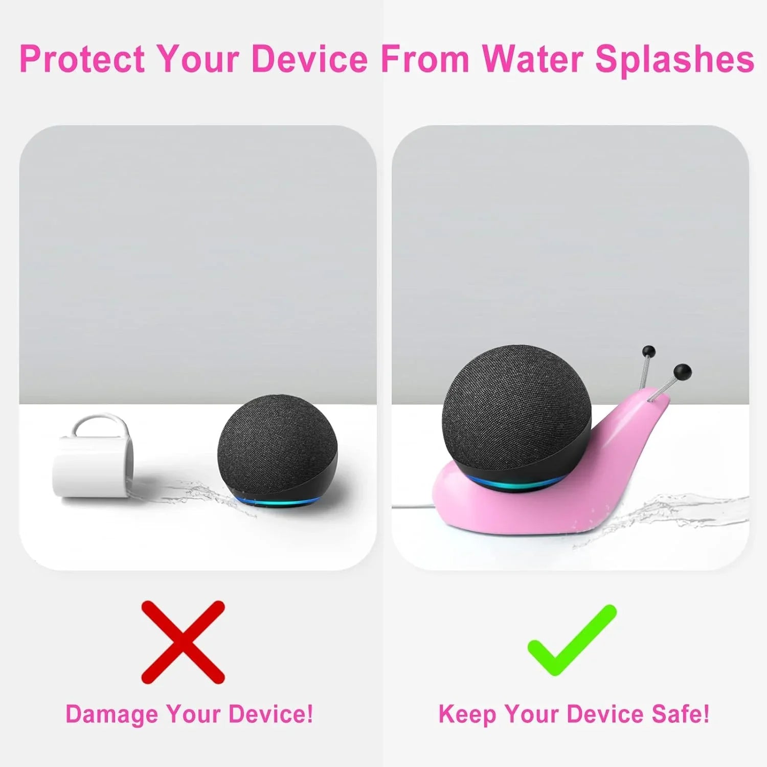 Dot for Holder Stable Desktop with Echo Echo Stand, Holder Stand Dot 4th/5th Gen Stand for 4th/5th Generation Cable