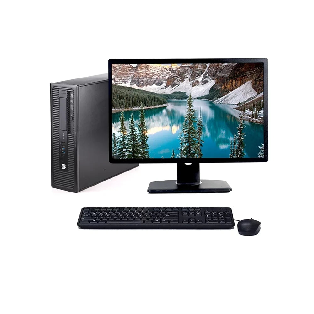 i5 Elite Intel Core Processor Mouse 8GB Desk 250GB 10 Computer Keyboard Desktop Restored Pro and (Refurbished) Monitor G2 LED Windows 22" HP
