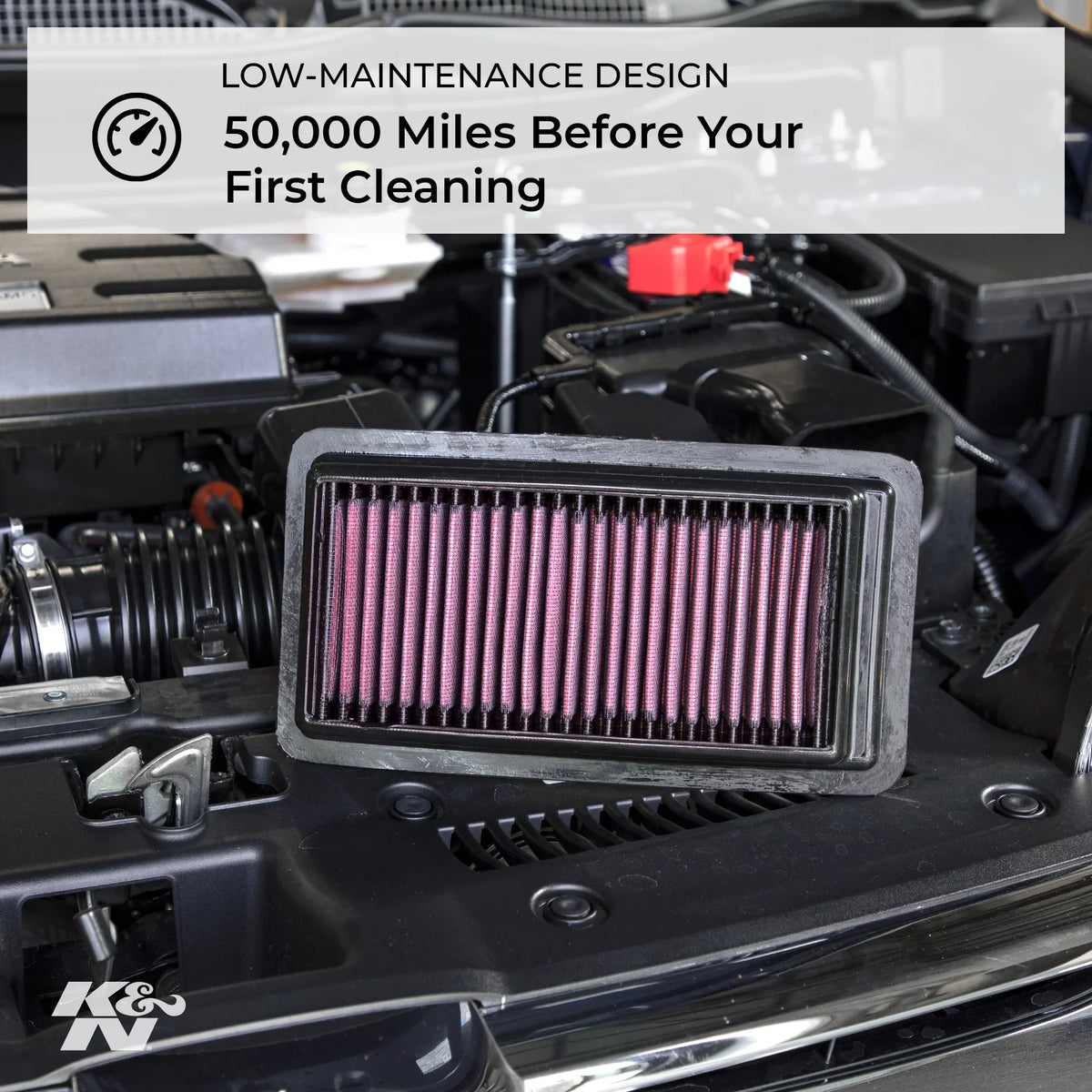Filter: Freelander), Replacement LR2, Rover Washable, atmospheric High Premium, 2011-2018 33-2991 Rover Range K&N L4 Filter: Engine Sport, (Discovery Land Evoque, Performance,