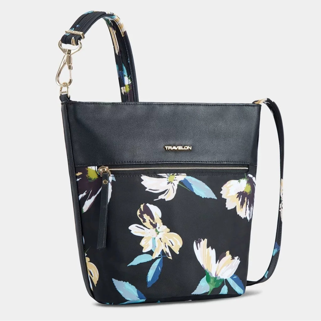 Midnight Floral Bucket - 43491-50C Travelon Bag Addison