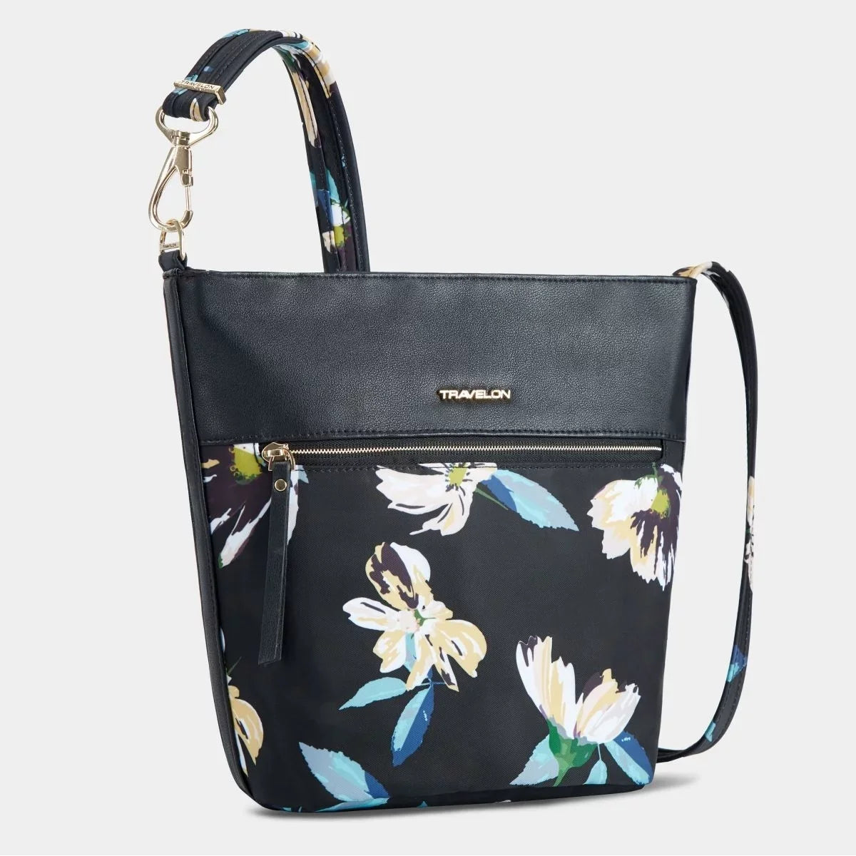 Midnight Floral Bucket - 43491-50C Travelon Bag Addison