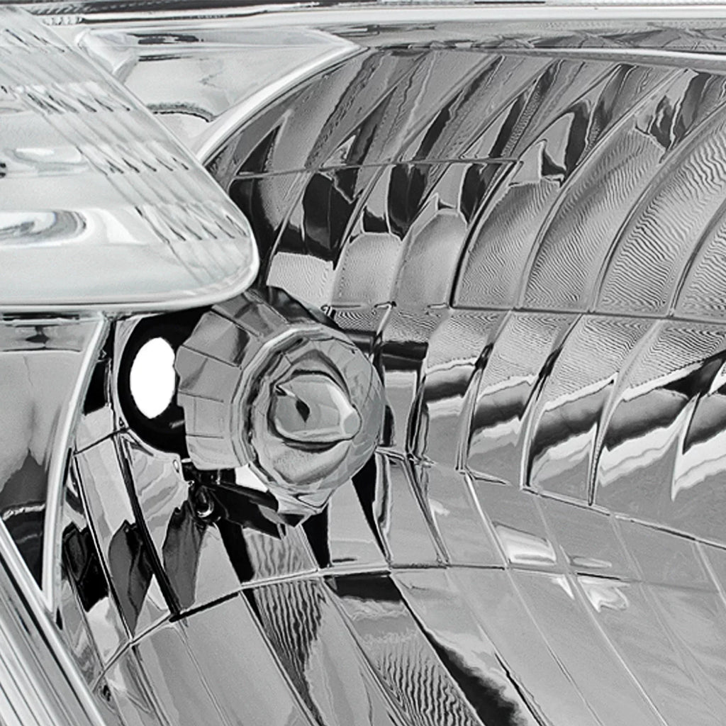 2009 Fits - [Halogen Toyota 2008 Left+Right Pair highlander Type] Headlights 2010 Replacement AKKON Chrome