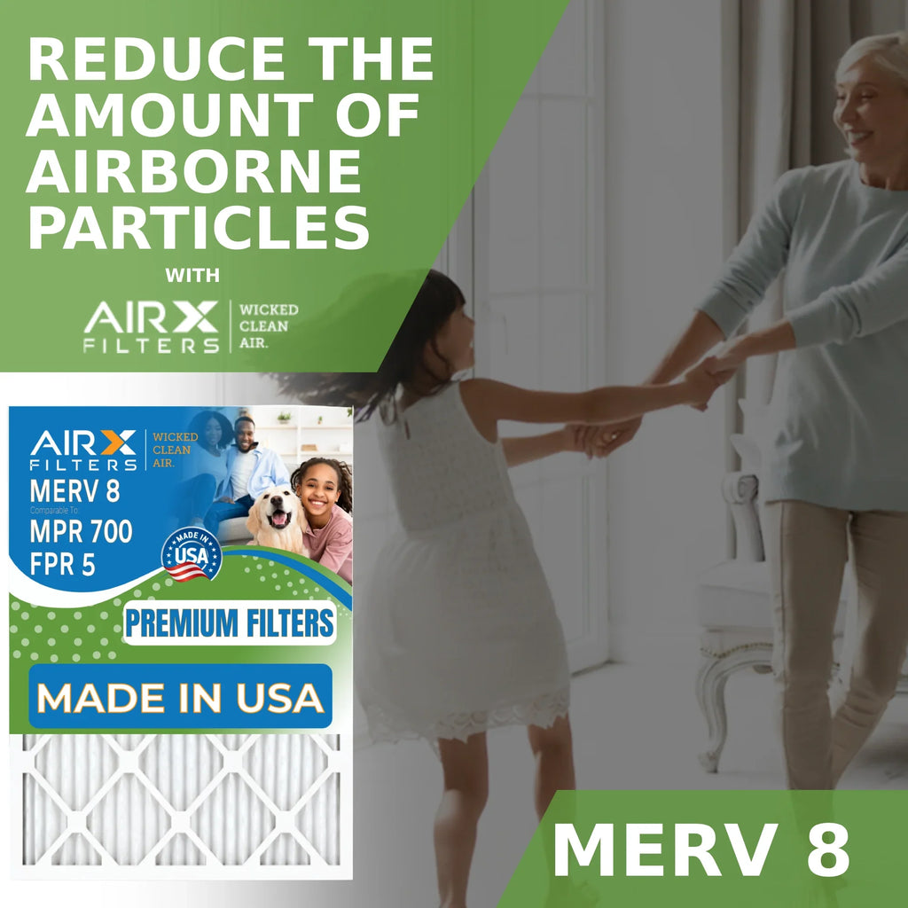 Made WICKED USA 5 Filters 6 CLEAN FILTERS Pack Filter by MERV 700 Electrostatic oxygen to Comparable Conditioner Premium HVAC AIR. AC 14x18x1 MPR & 8 AIRX Pleated oxygen FPR Filter 14x18x1 Furnace