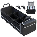 SUV D Dividers, Removable & - Storage Glamor and Cooler Black 5-in-1 - Straps Bag Cargo Collapsible Solution Lid, Car Leak-proof Trunk with Foldable Insulated Organizer with Tie-Down 2