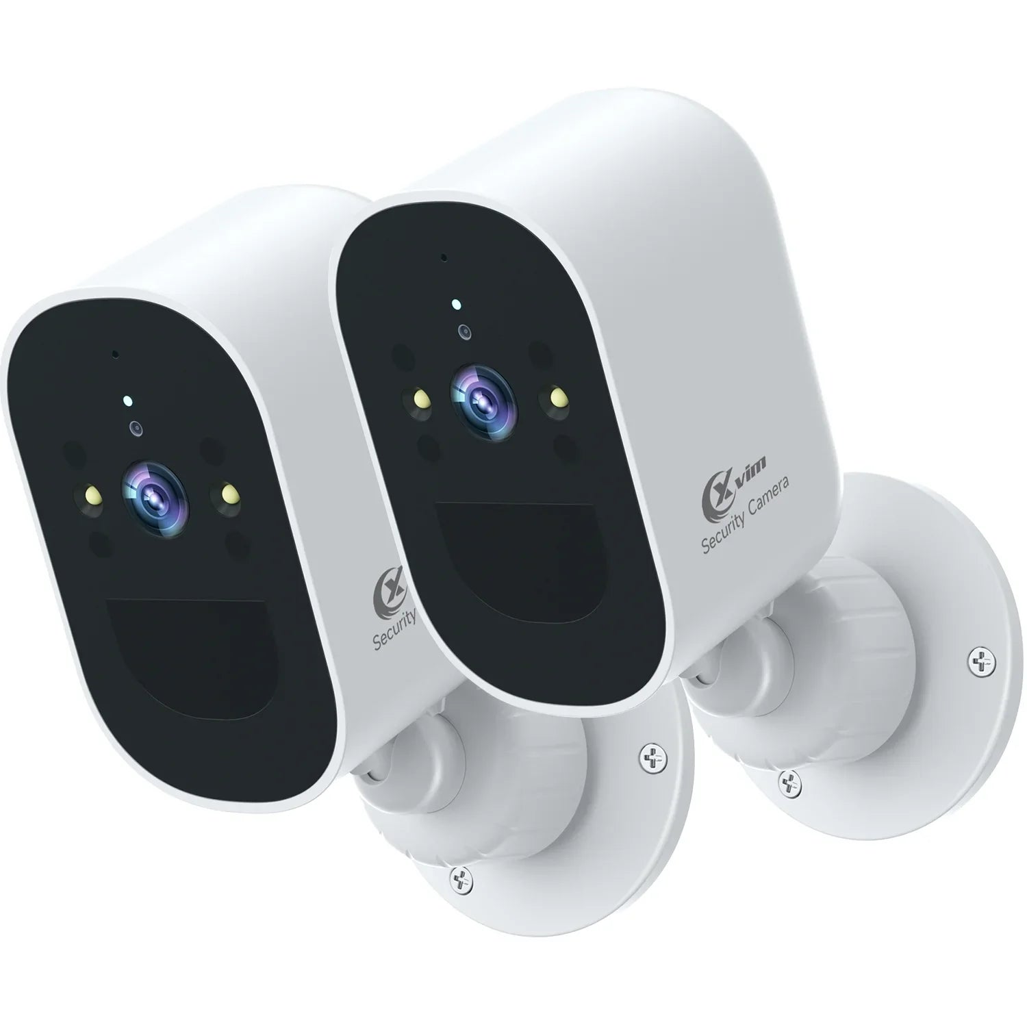 Camera Motion 2.4GHz Card Audio, with Cloud/SD Vision, WiFi, Security PIR Powered Outdoor, Storage, Battery Waterproof, Detection 2-Way Home Camera Night 2.5K Security 4MP XVIM Wireless Spotlight