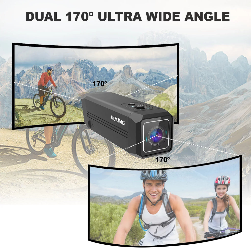 Way Two Connect with A1 & Rexing Camera 1080p@30fps Front Wi-Fi Back Action