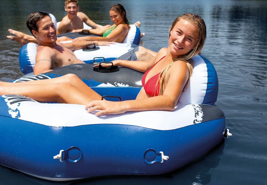River Pack) Tube & Water Intex Cooler self-inflating Floating Run Connect Lounge (6