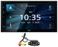 Carplay Player KW-V66BT Apple Bluetooth 6.8" Receiver+Camera JVC CD/DVD Android